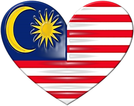 Cara Buat Bendera Malaysia Bentuk Hati Guna Microsoft Word | MUYMG