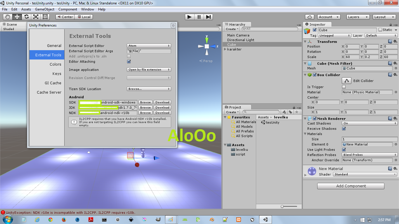 Unity first person controller