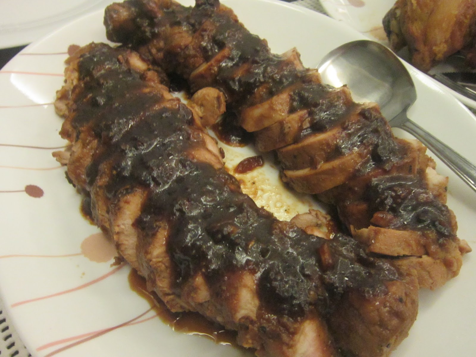 BRAISED PORK TENDERLOIN in HOISIN SAUCE