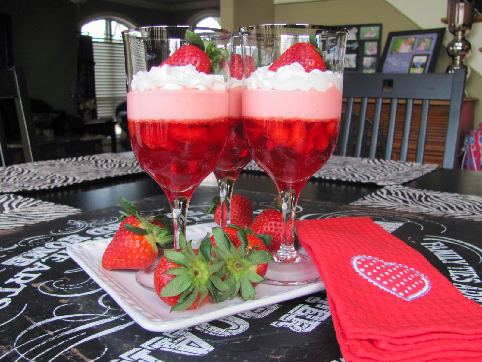 With Blonde Ambition Ombré Jello Parfaits