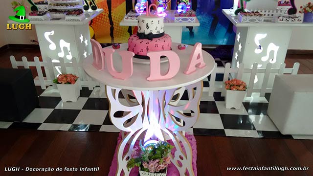 Ornamentação tema Discoteca para festa de aniversário Ornamentação tema Discoteca para festa de aniversário