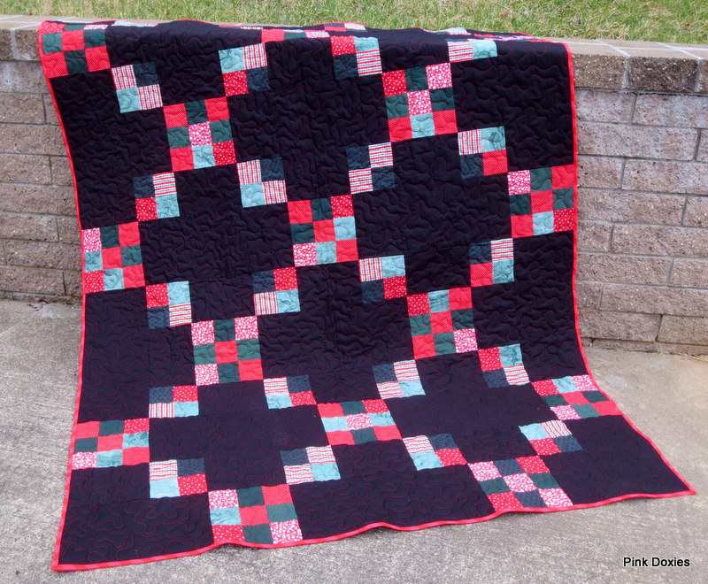 Pink Doxies Charity Chain Quilt Pattern Free & Easy