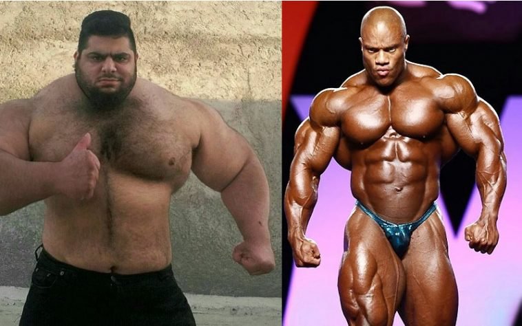 Пауэрлифтер и бодибилдер