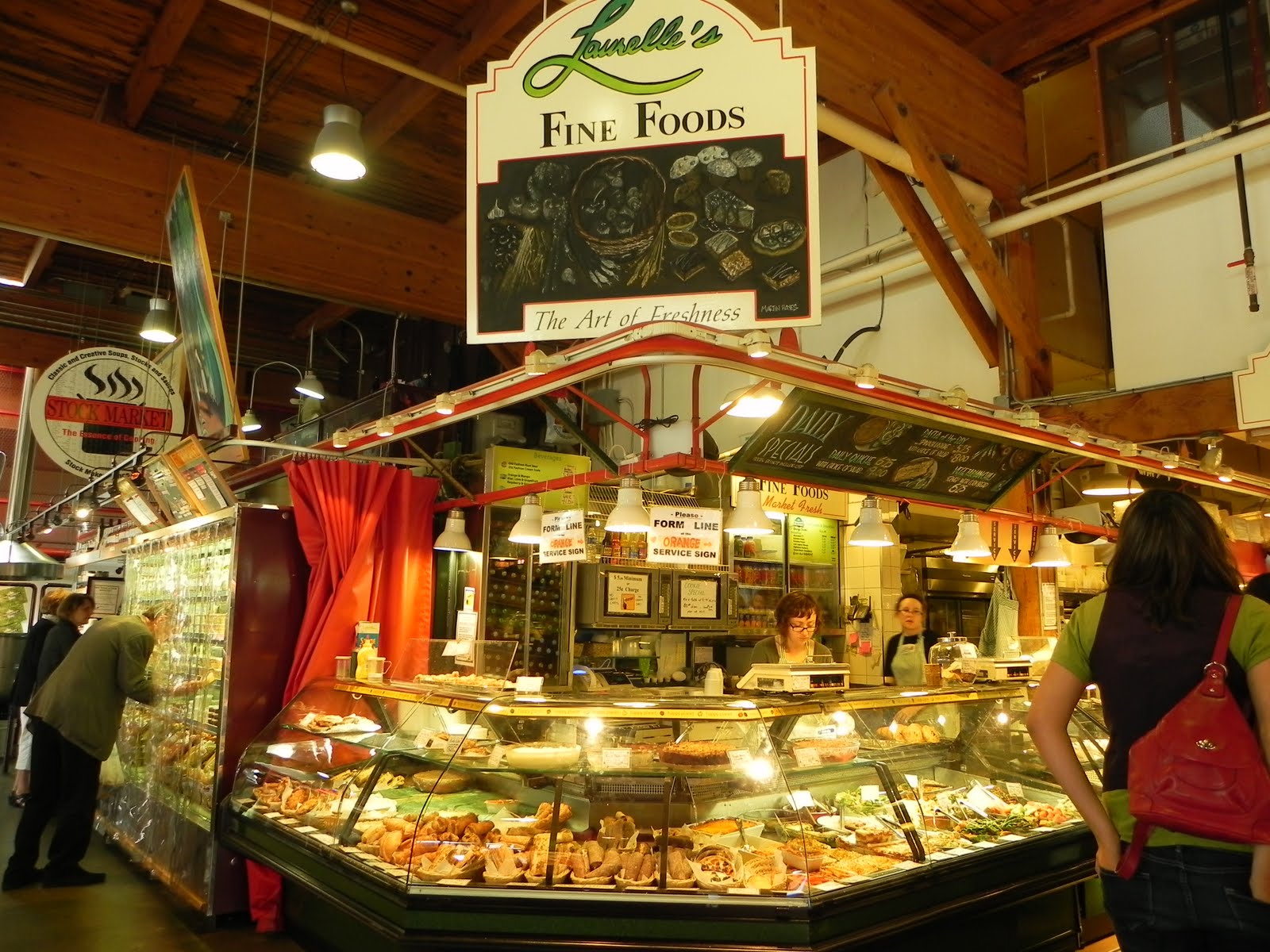 Oishizo! Granville Island La Baguette et l'Echalote and Laurelle's