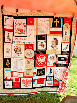 Quilt raffle at the Toledo Polish American Festival