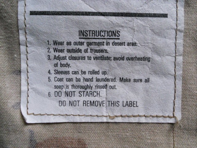 Webbingbabel Desert Battle Dress Uniform (DBDU)