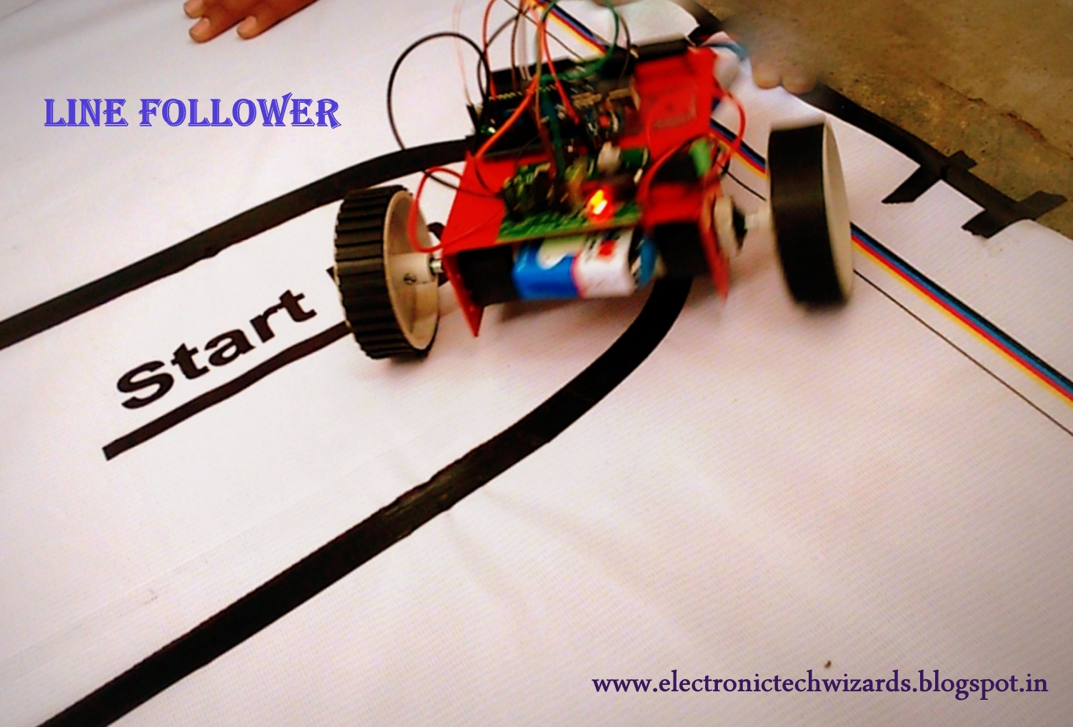 ElectronicTechWizards: SIMPLE LINE FOLLOWER ROBOT