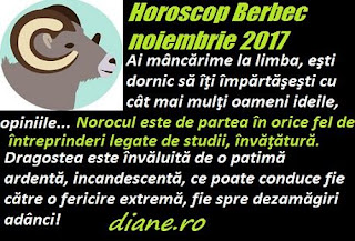 Horoscop noiembrie 2017 Berbec 