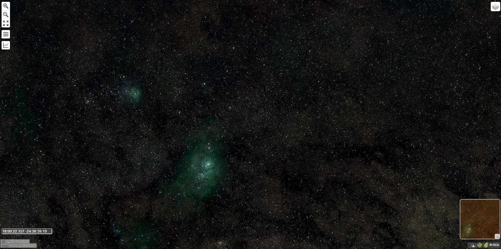 Map of the Milky Way