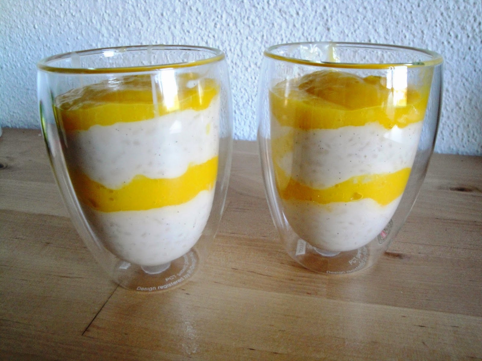My Pink Runningshoes: Kokos-Milchreis mit Mango (vegan)