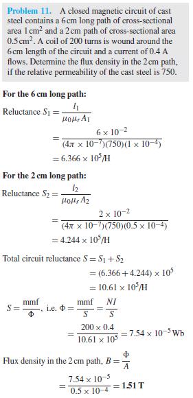 Composite series magnetic Circuit ~ Basic Electronics
