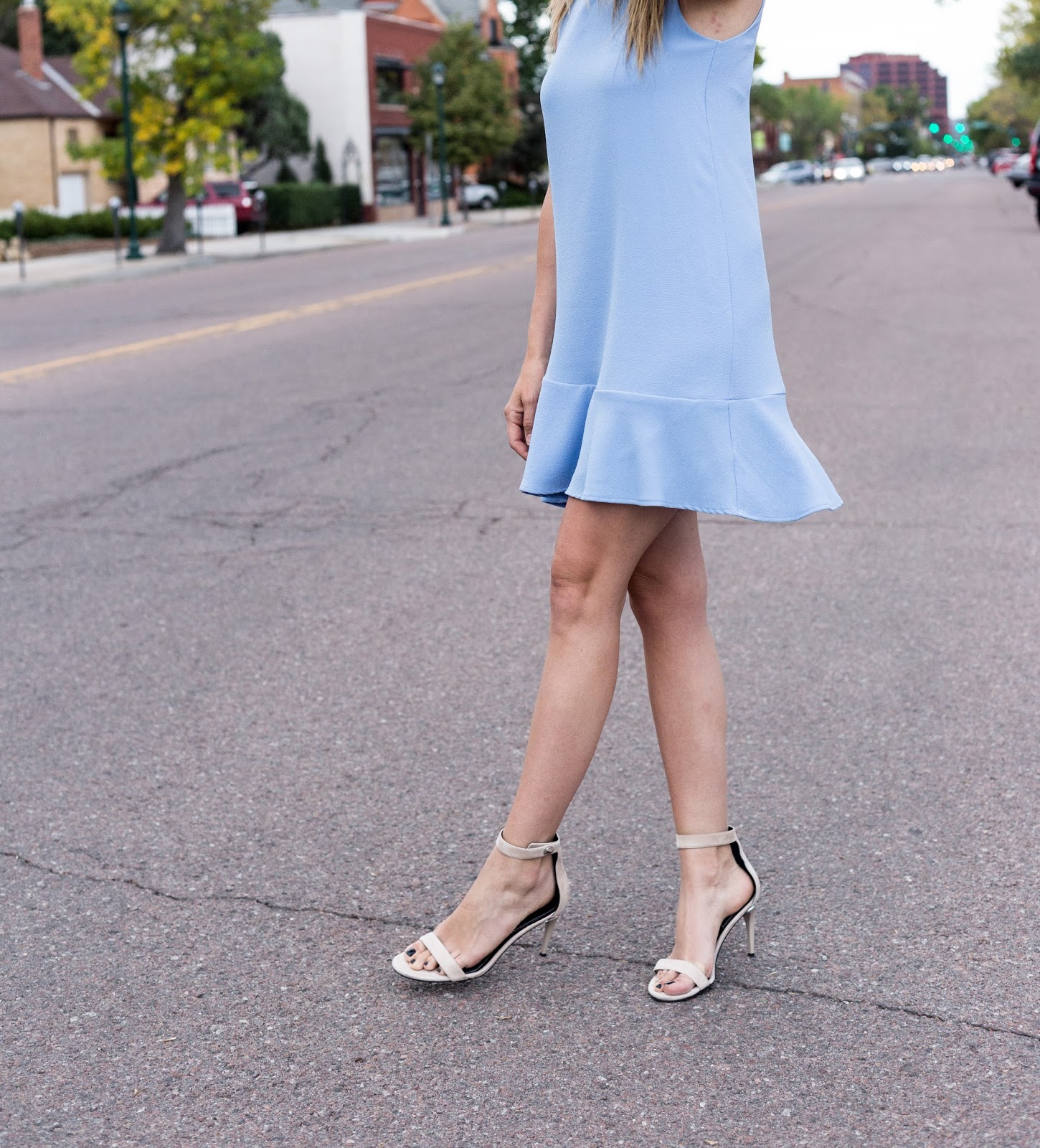 Ruffle Shift Dress by Colorado fashion blogger Eat Pray Wear Love