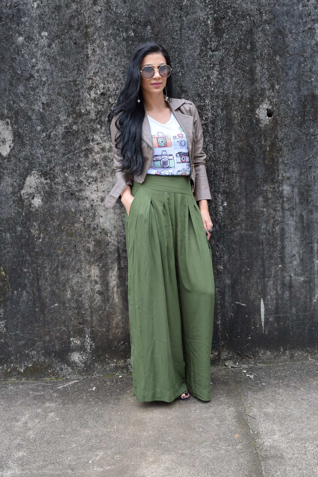 pantalona com t shirt