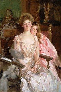 A Sargent portrait of a celebrated  American actress and her daughter
