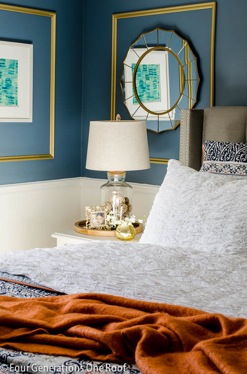 Blue and Gold Rooms and Decor (50 Favorites for Friday 219) South