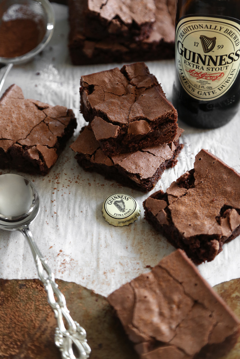 Five Ingredient Guinness Brownies Sprinkle Bakes