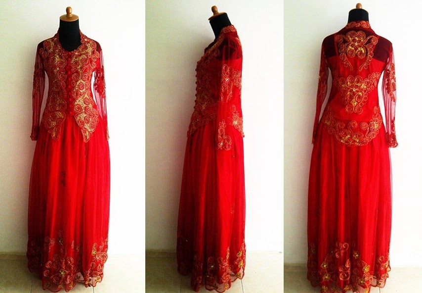 gaun pengantin kebaya 
