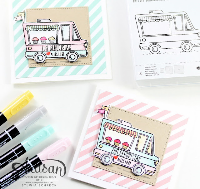 Stampin Up Workshop Lecker Laster Karten Stampin Up Lecker Laster