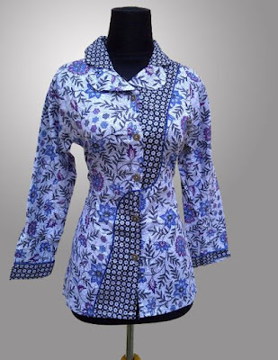 model baju batik kantor lengan panjang model baju batik kantor lengan panjang