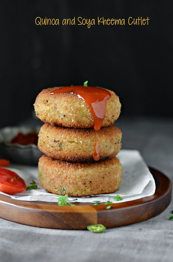 Quinoa and Soya Kheema Cutlet