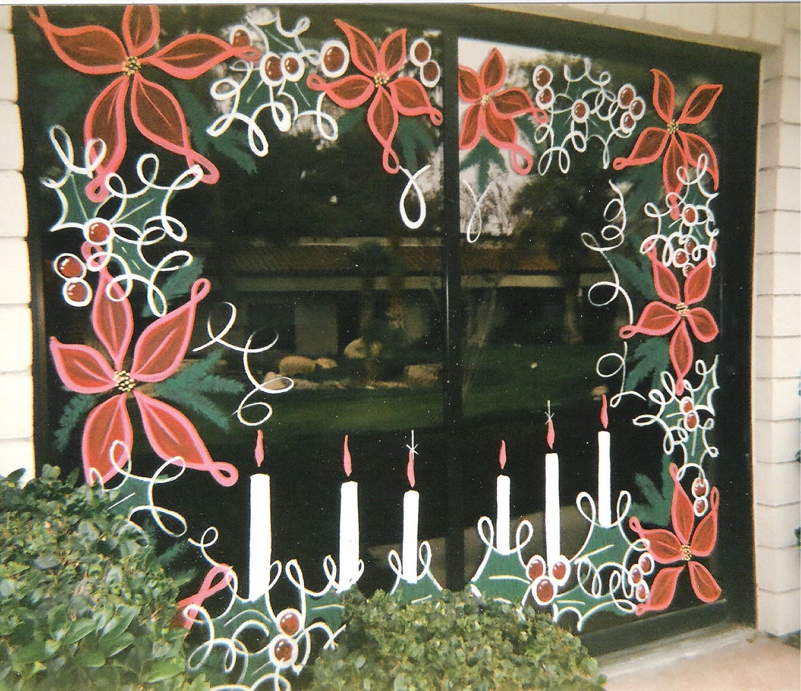 My Christmas Paintbrush Off Season For Window Painters