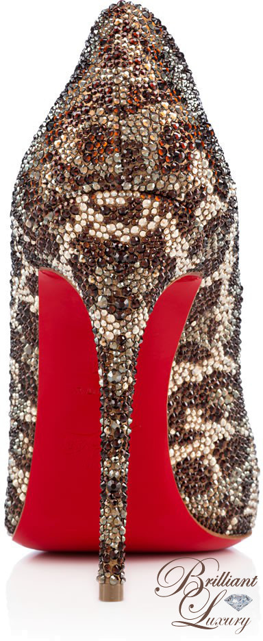 Brilliant Luxury by Emmy DE ♦ Christian Louboutin 'So Kate' Strass
