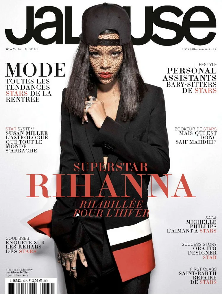 Rihanna covers Jalouse Magazine July/August 2014