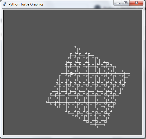 Four Square pattern using Python program