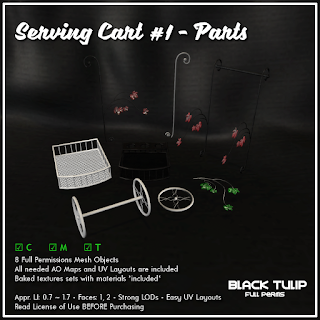 [Black Tulip] Mesh - Serving Cart #1 - Parts