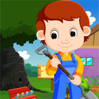 Games4King Farm Boy Rescue Walkthrough
