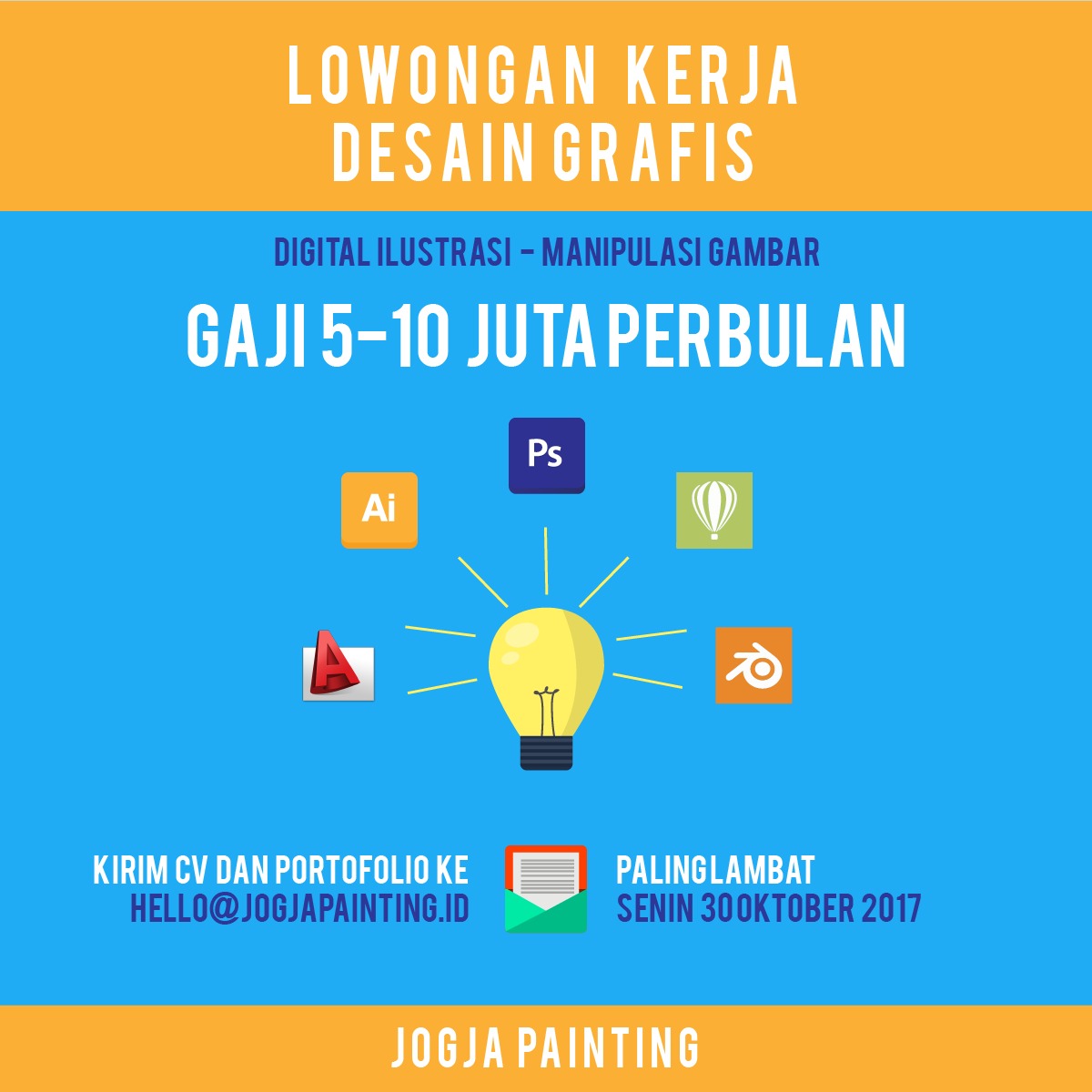 Lowongan Kerja Desain Grafis di Jogja Painting - Yogyakarta | Lowongan