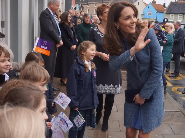 Kate Middleton Catherine, Duchess Of Cambridge opens a new EACH Charity Shop 
