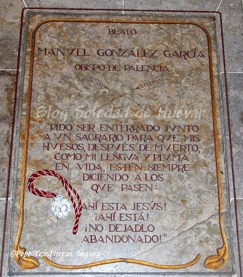 Tumba del Beato Manuel González.