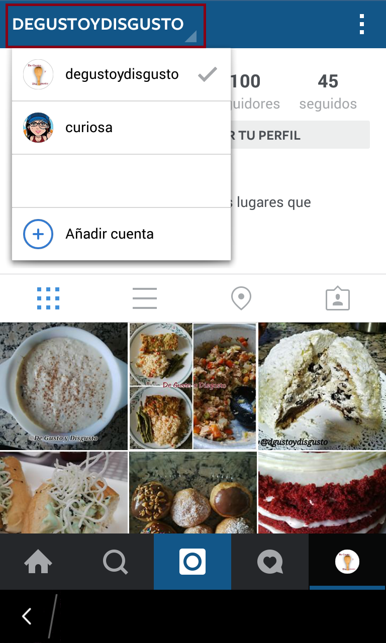 Cu00f3mo agregar varias cuentas en Instagram | Curioseando