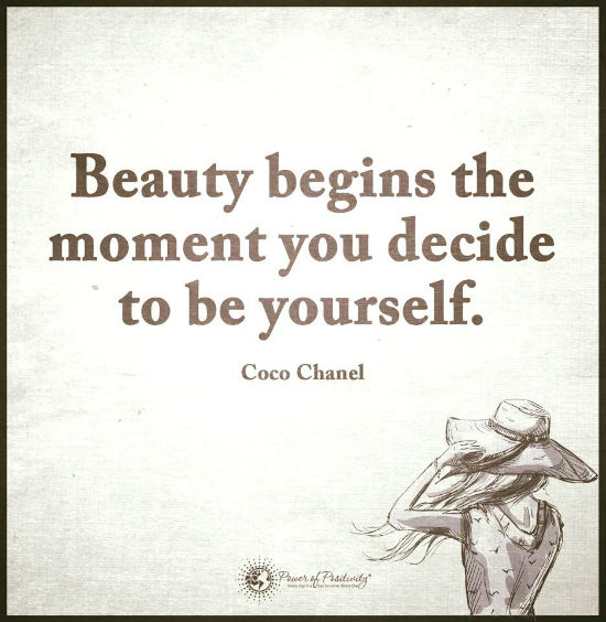 Coco Chanel Quote Elegance comes from being as beautiful inside as outside