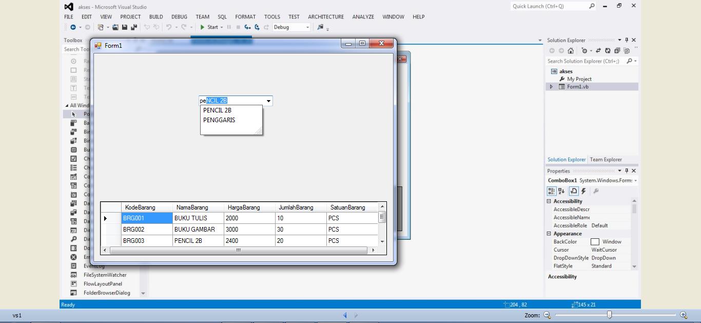 Membuat Combobox Dinamis Pada Cara Simpel Ngoding