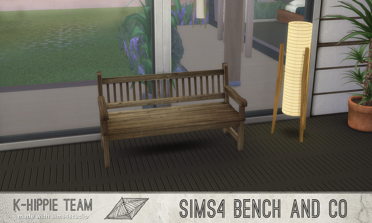 Sims 4 Dining Bench