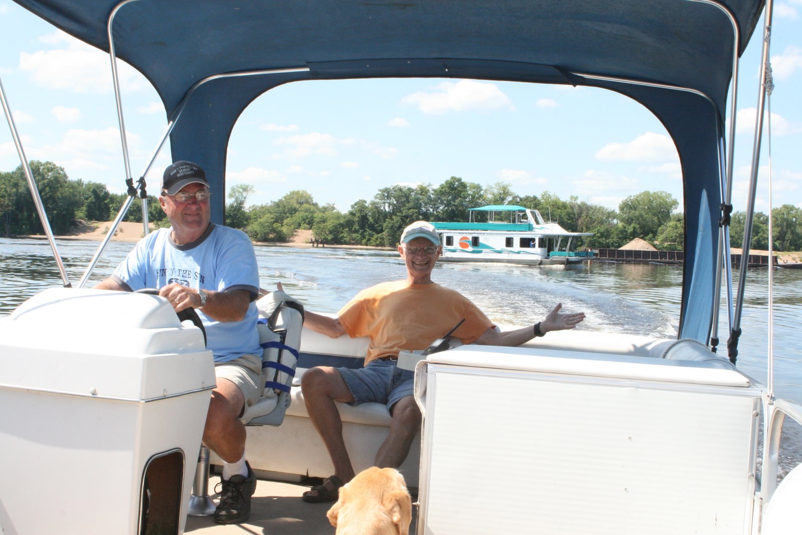 karen carter's adventures The Mississippi River float begins!
