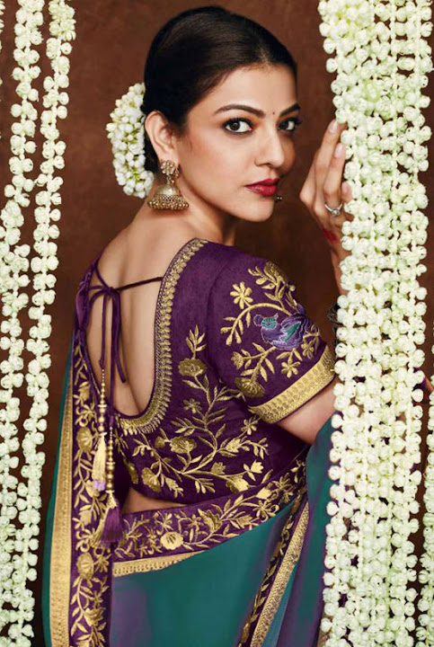 Kajal Aggarwal in Saree photos