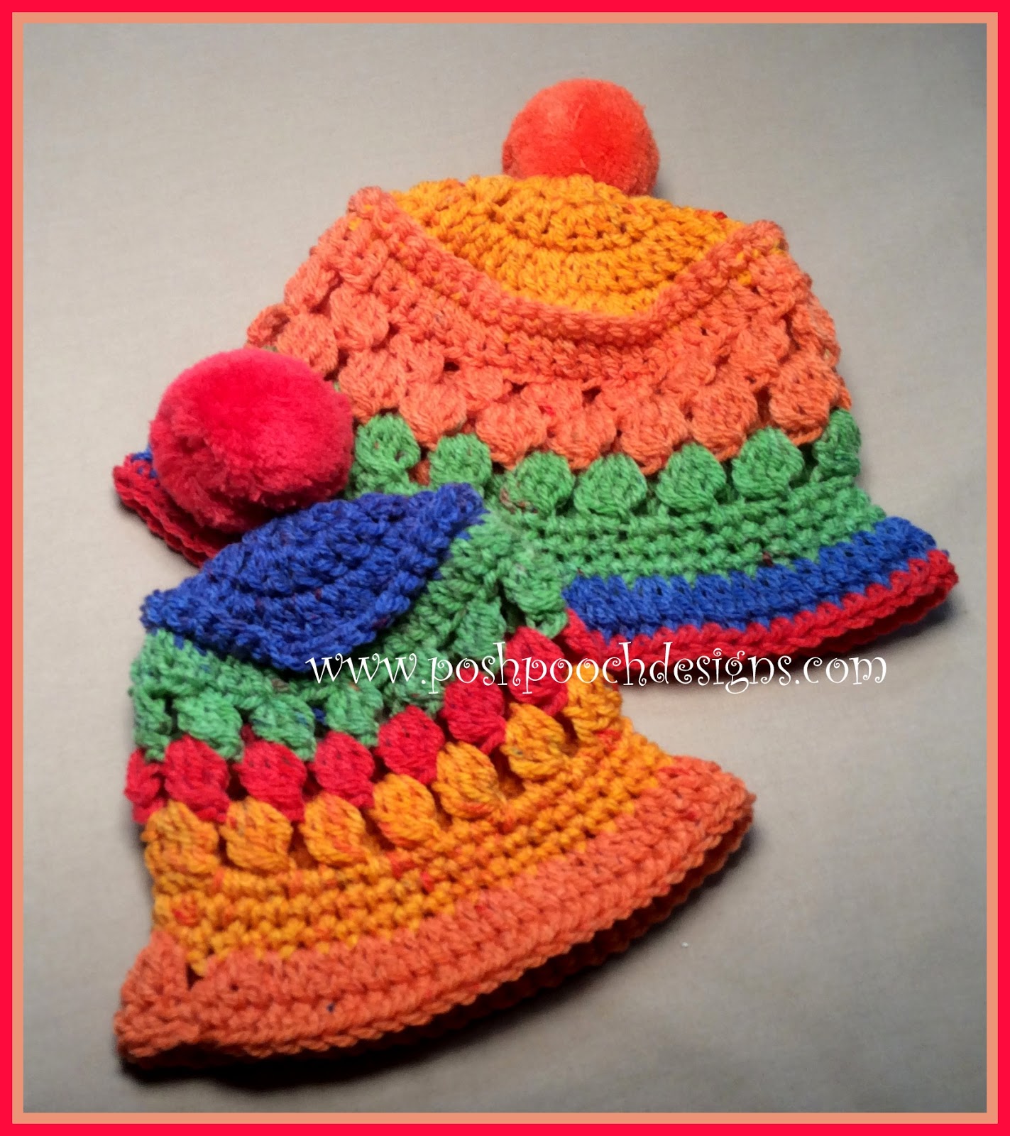 Posh Pooch Designs : Tutti Frutti Baby Hat
