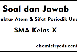 Soal Kimia Kelas X Materi Struktur Atom