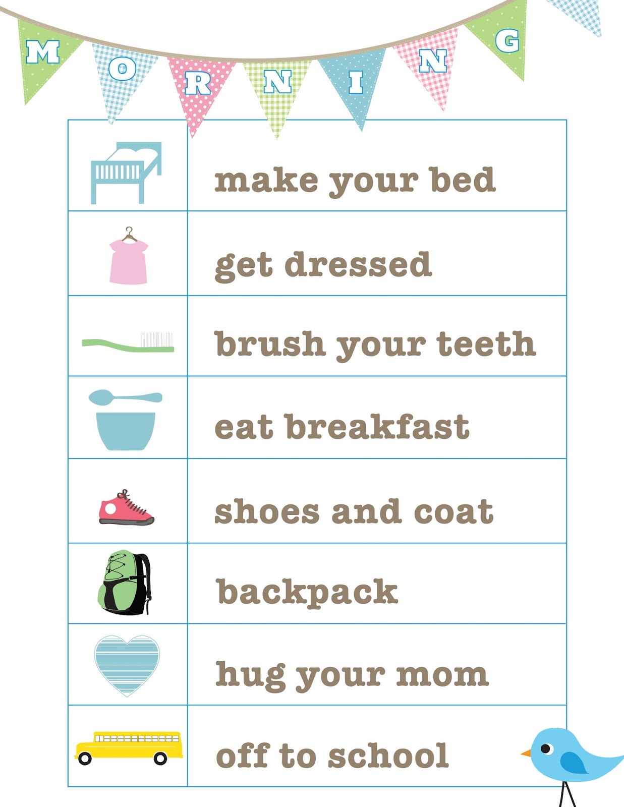 it-s-the-little-things-morning-routine-free-printable