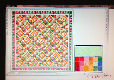 Celtic Solstice Quilt - Electric Quilt software Mystery 2013