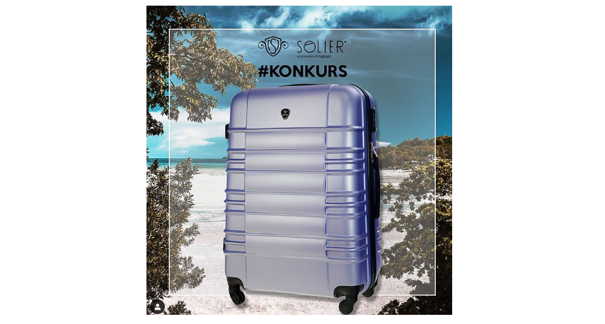 Wygraj walizkę kabinową w lawendowym kolorze Solier® Luggage Konkurs