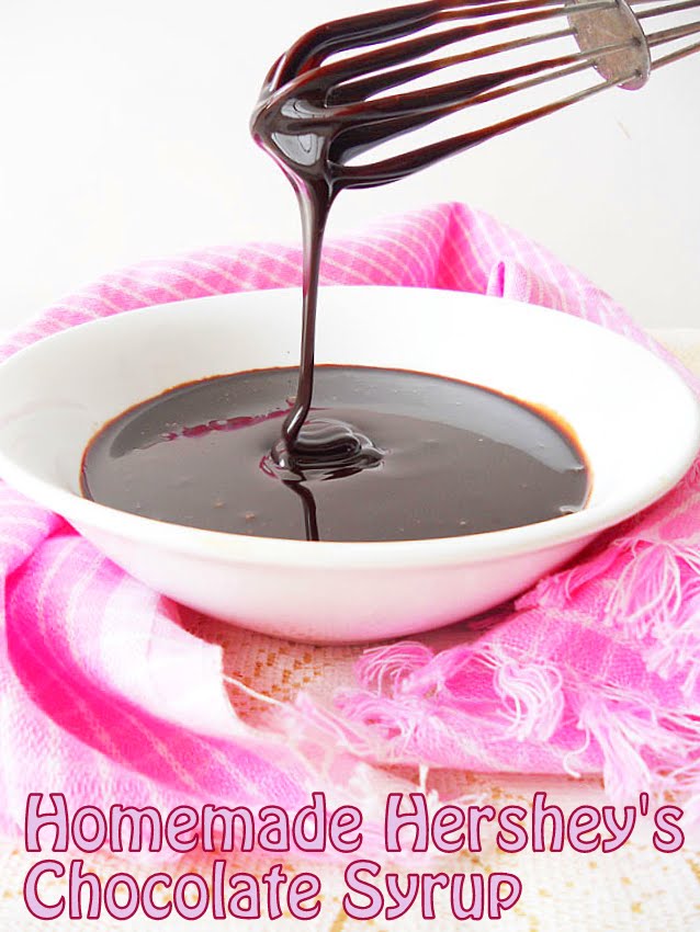 Homemade Hershey's Chocolate Syrup Recipe....step by step.