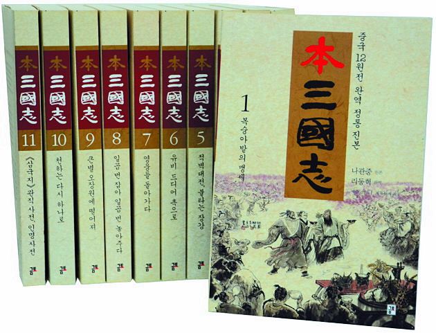 หนังสือสามก๊กภาษาเกาหลี