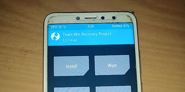 Solusi Instal TWRP Official Redmi S2 YSL