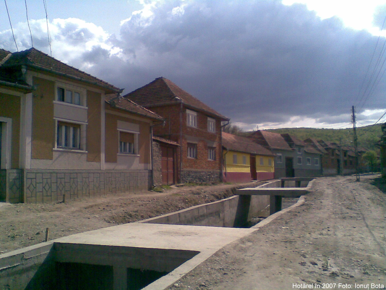 Hotarel, Bihor, Romania in 2007 ; satul Hotarel comuna Lunca judetul Bihor Romania