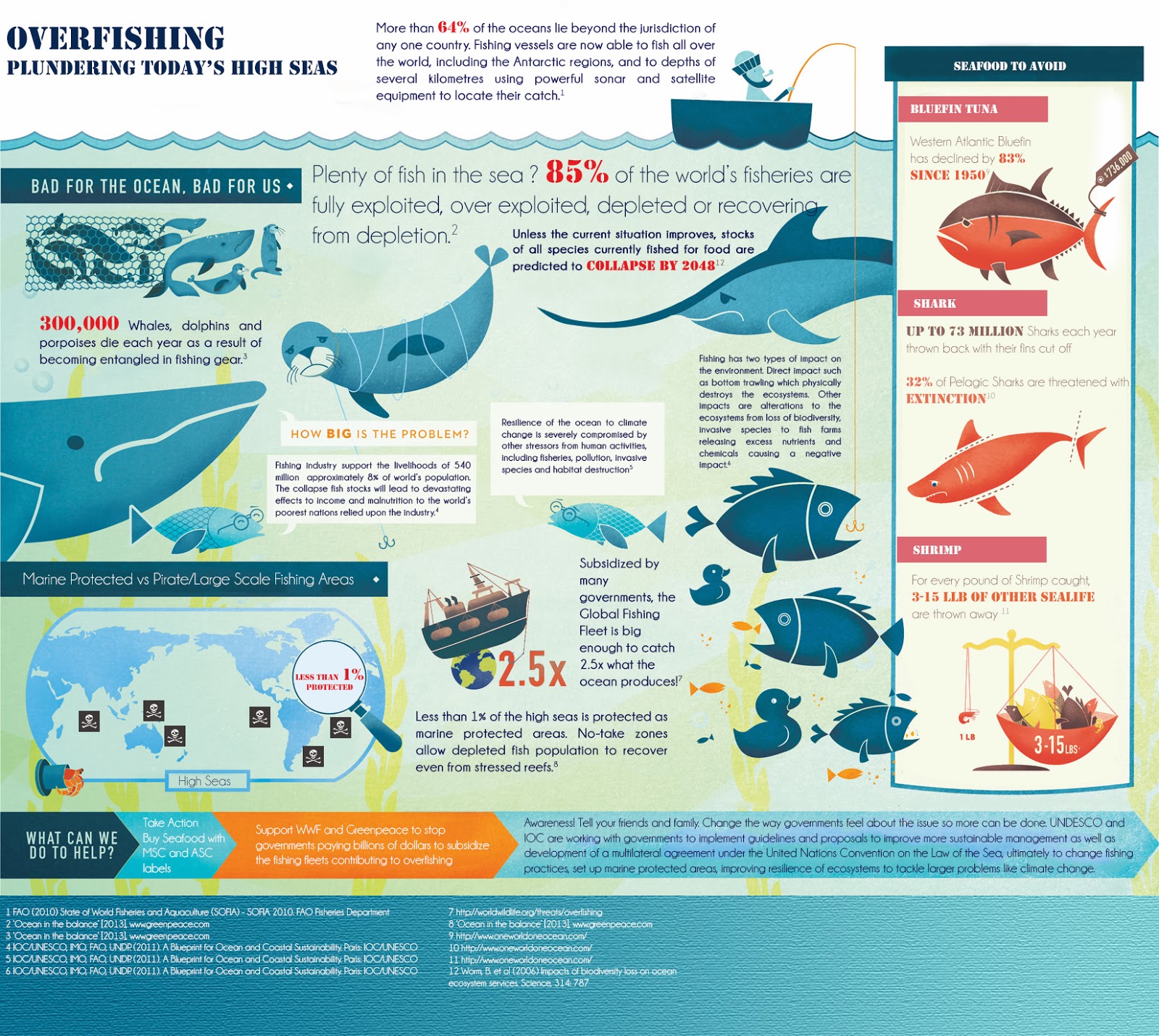 overfishing infographic