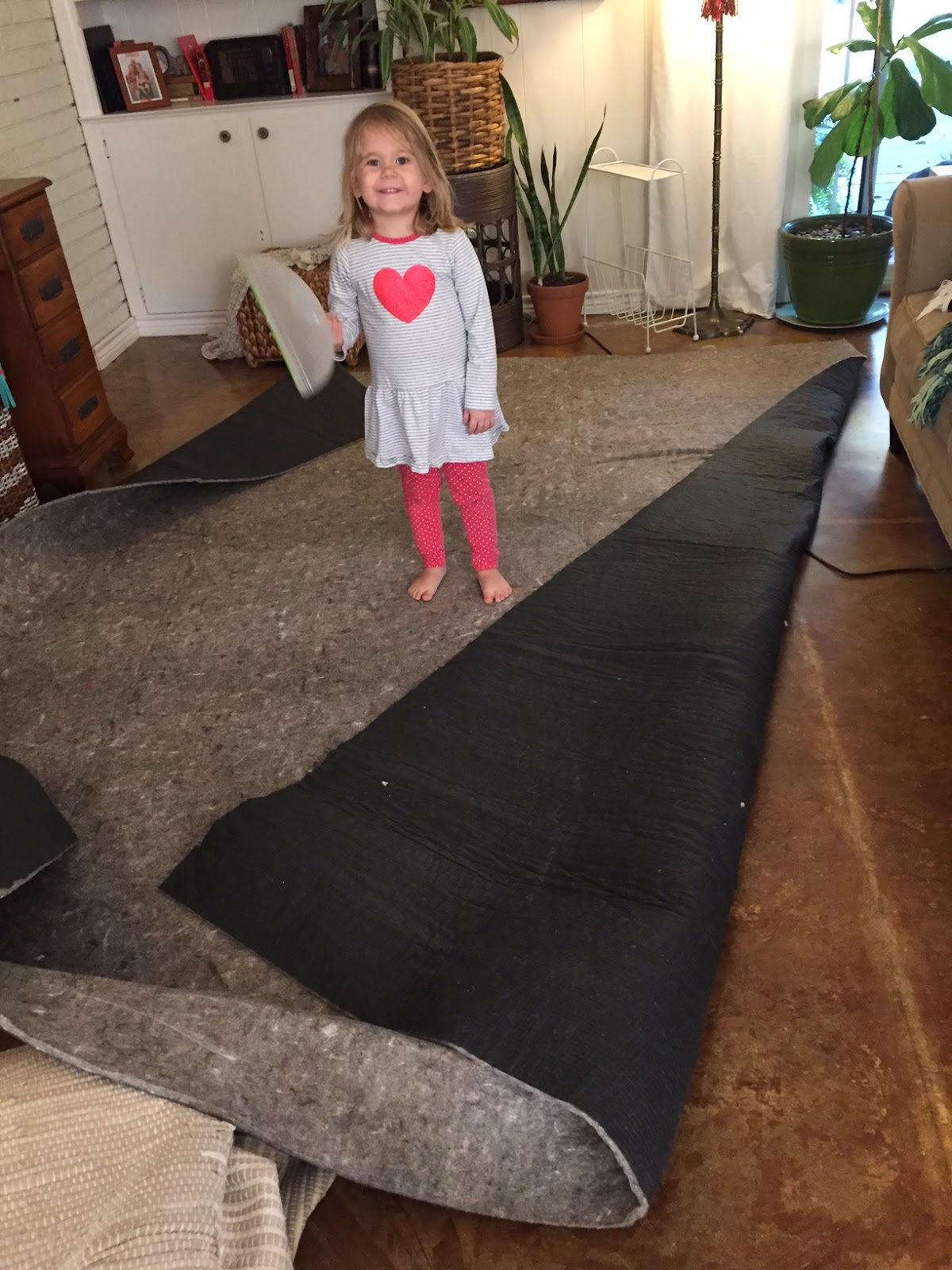 House Homemade Rug pads are a must! Who Knew?